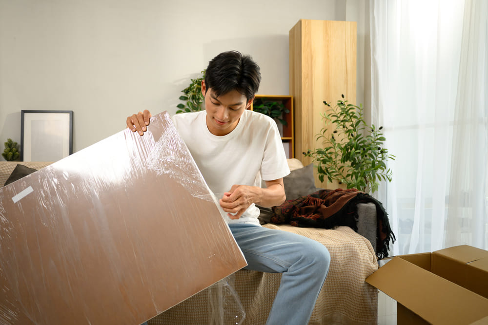 embalar objetos frágiles