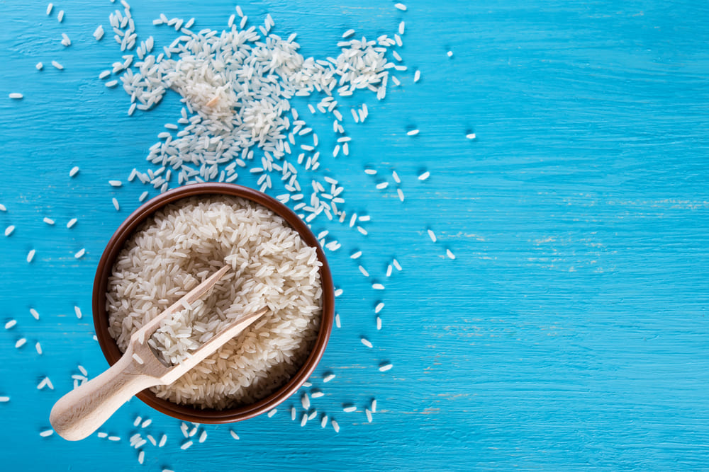 Alimentación infantil y arroz blanco