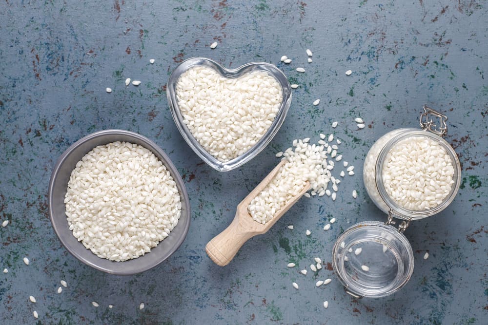 Carbohidratos y energía del arroz estadounidense para el día a día